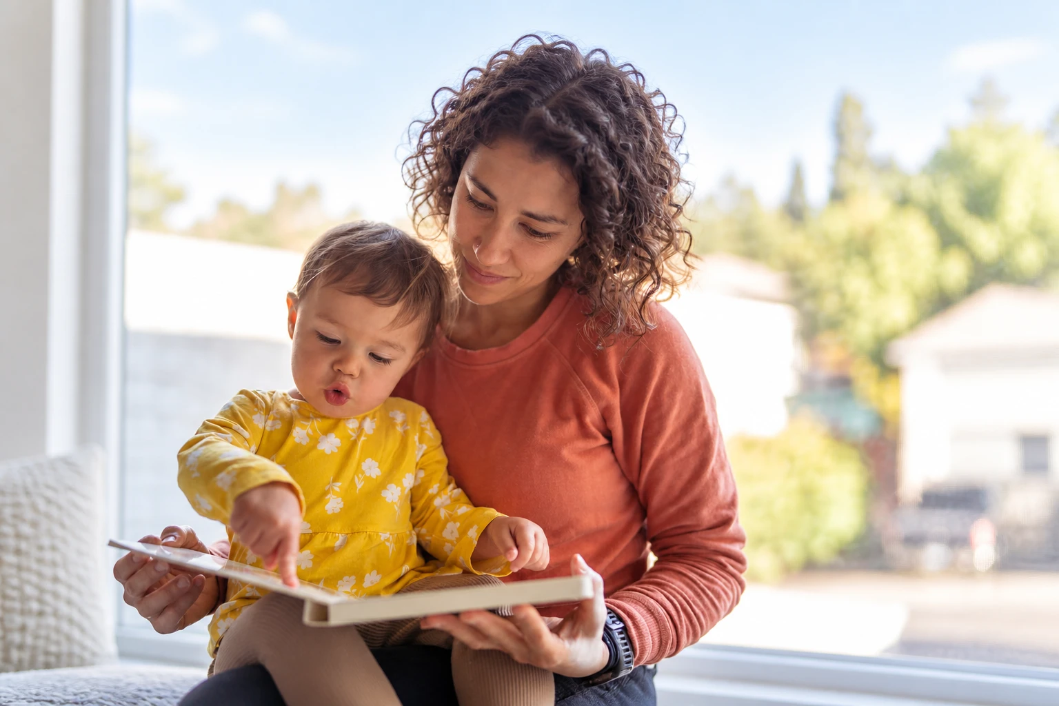 Parent and child enjoying time together